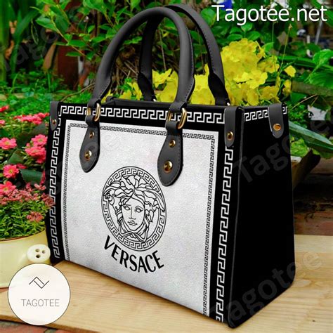 cheap versace purses|Versace black and white purse.